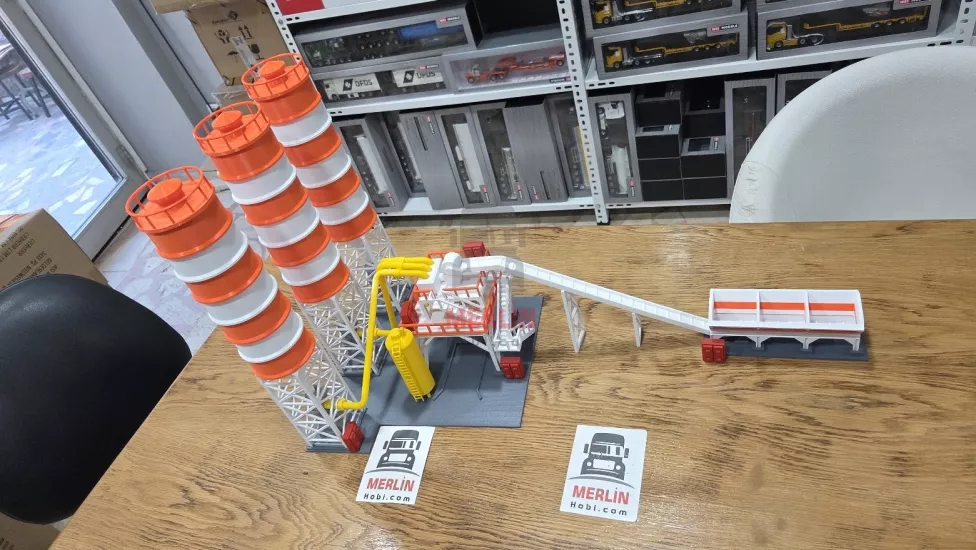 1/50 Ölçekli Beton Santral İstasyonu