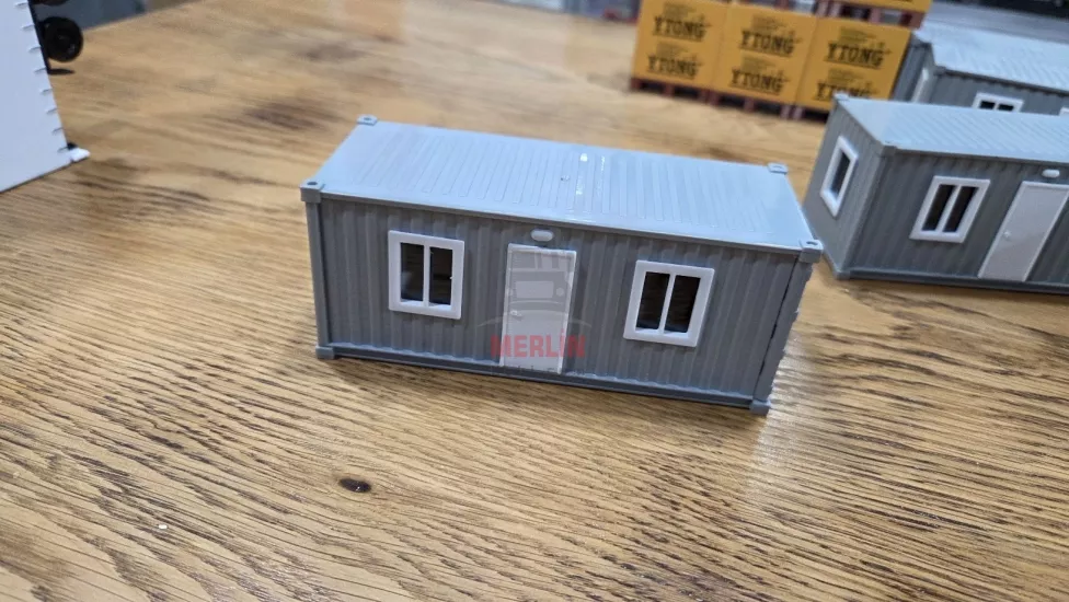 1/50 Konteyner Ofis Gri Renk 20 ft  -  Plastik
