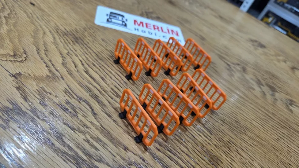 1/50 Güvenlik Bariyer - Diorama ve Yük için Aksesuar