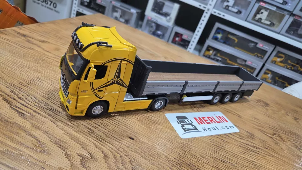 1/36 ölçekli Actros 1851 4x2 + Açık Sal Dorse 