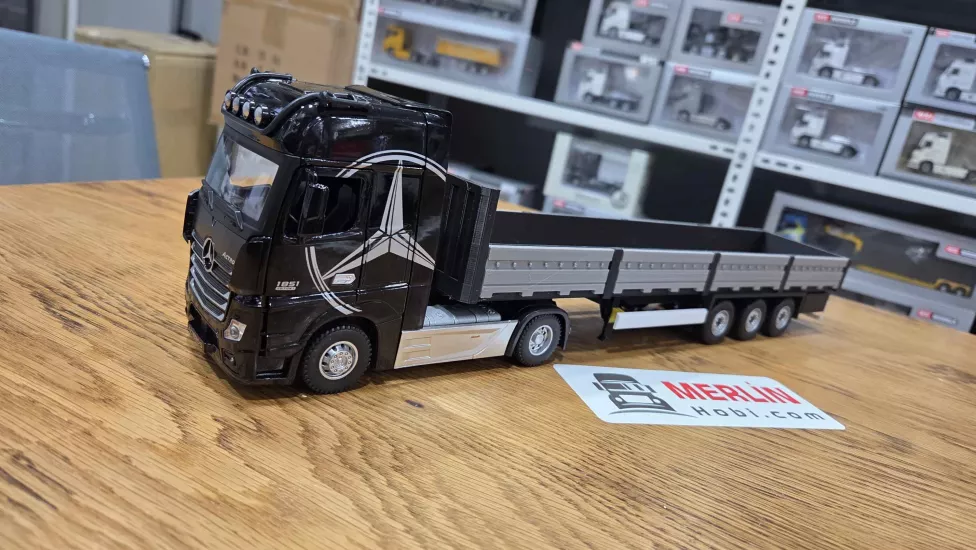 1/36 ölçekli Actros 1851 4x2 + Açık Sal Dorse 