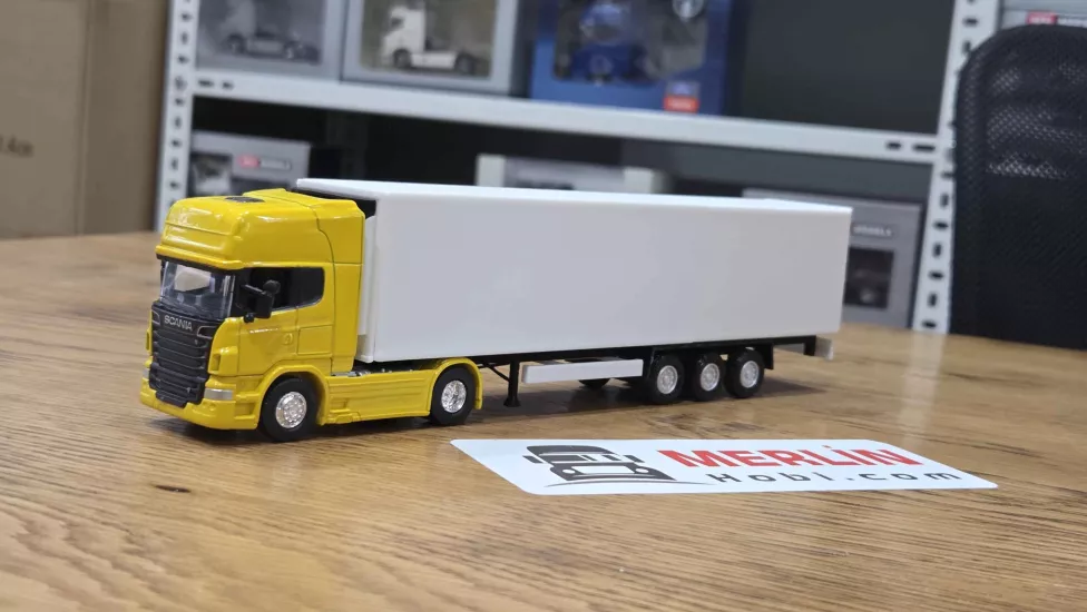 1/64 - Scania 4x2 ve Frigo Soğutuculu Dorse  Welly Tır Çekici