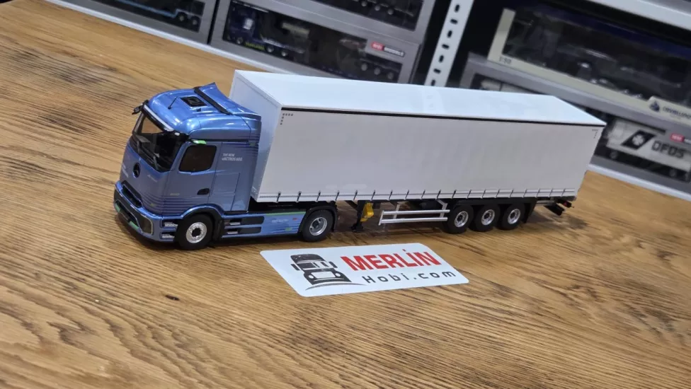 1/43  Mercedes Benz EActros 2026 - PRO Kabin Mavi Renk Eligor Mp6
