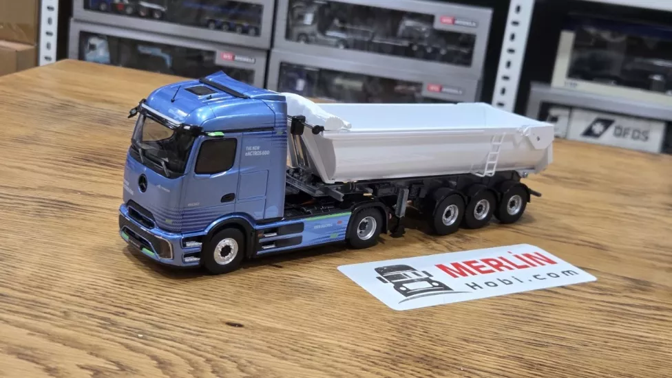 1/43  Mercedes Benz EActros 2026 - PRO Kabin Mavi Renk Eligor Mp6
