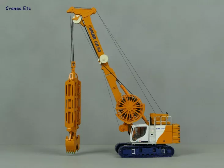 1/50 Bauer GB 50 + DHG V Grab System Diyafram Duvar Makinesi