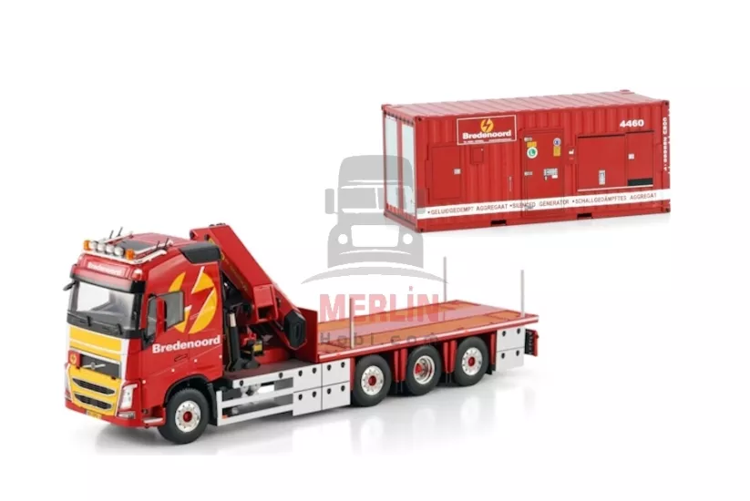 1/50 Bredenoord; VOLVO FH4 GLOBETROTTER 8X2 TRIDEM WITH PALFINGER PK 65002 SH
