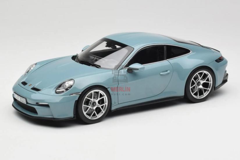 1/18 Norev Porsche 911 S/T 2023 Bleu Meissen 