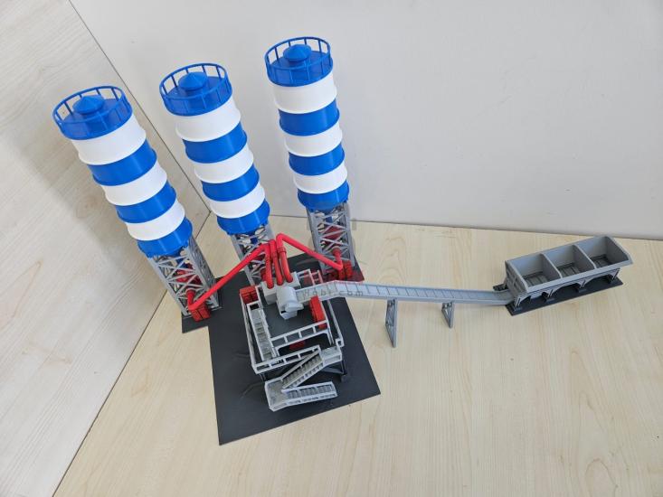 1/50 Ölçekli Beton Santral İstasyonu