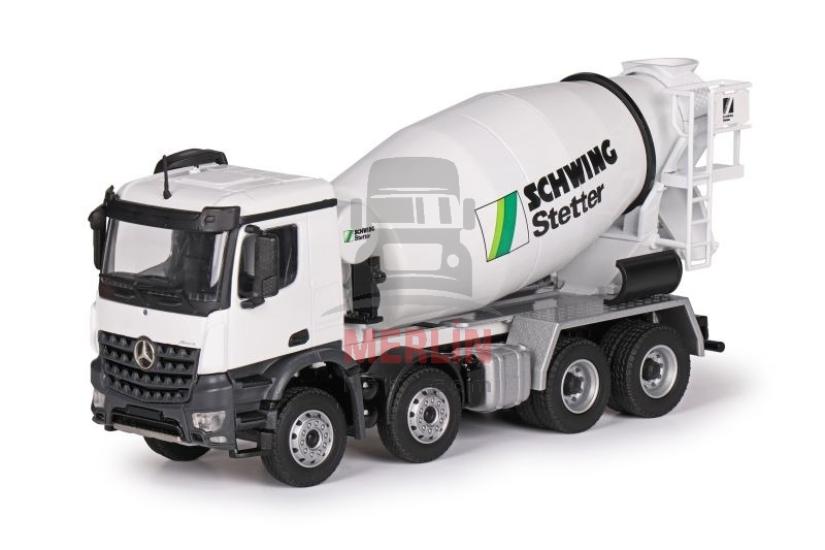1/50 Mercedes Arocs 8X4 Beyaz Renk Schwing Beton Mikseri