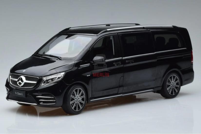 1/18 Mercedes-Benz V class AMG-Line minibus SİYAH