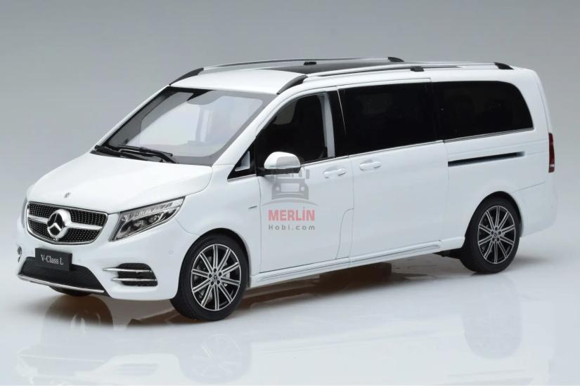 1/18 Mercedes-Benz V class AMG-Line minibus WHİTE