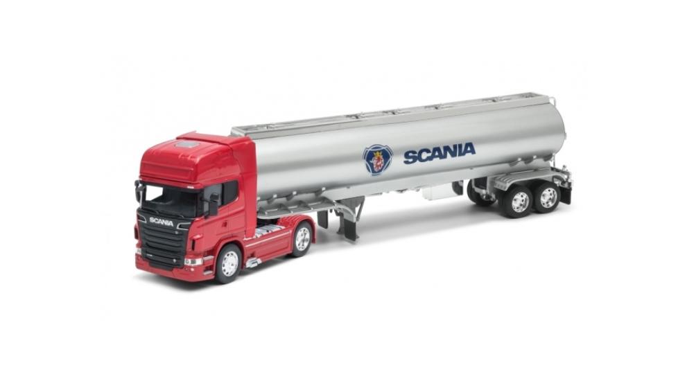 1/32 - Scania Scania V8 R730 Topline  + Tanker Dorse  Welly Tır Çekici