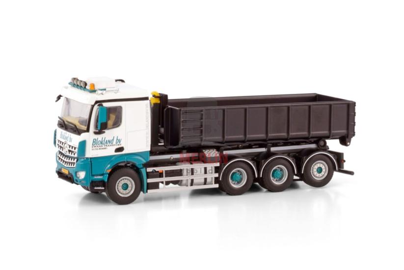 1/50 FAASSE TRANSPORT; SCANIA R HIGHLINE CR20H 6X2 TWIN STEER BOX TRAILER - 3 AXLE