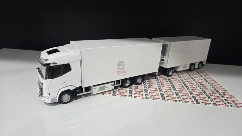 1/50 Rigid; DAF XG Soğutuculu Kamyon + Soğutuculu Römork