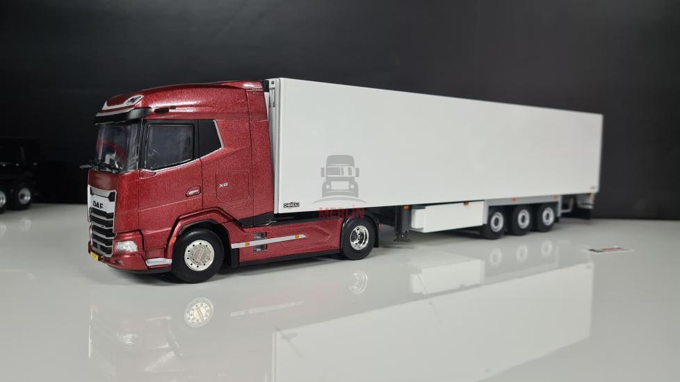 1/50 Daf XG 4x2 Kırmızı + Frigo Soğutuculu Trailer