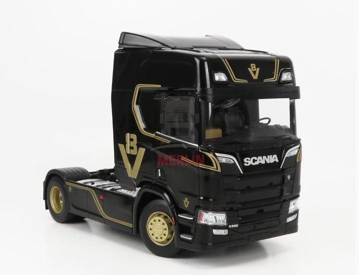 1/18 SCANIA - R-SERIES TOPLINE V8 -  Siyah V8