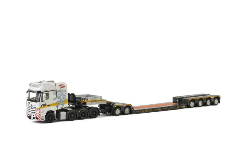 Mercedes Actros Giga Space Nooteboom lowloader - FTG Felber Transport Tır Çekici