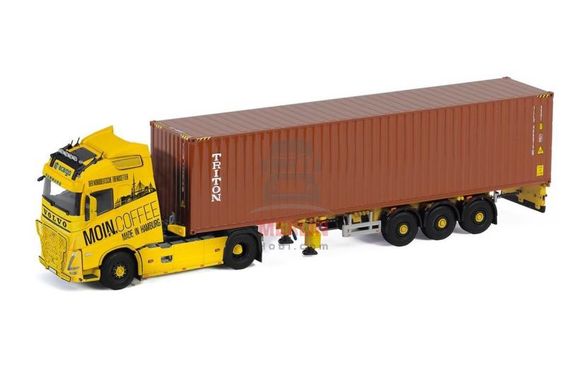 1/50 Acargo MoinCoffee Triton Volvo FH Globetrotter XL 20ft container trailer