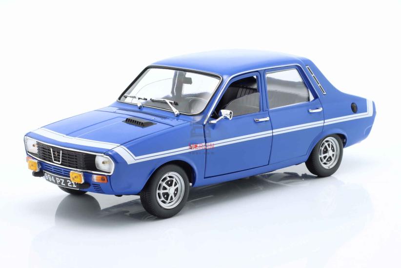 1/18 Norev Renault 12 Gordini without bumpers 1971 Blue-de-France 
