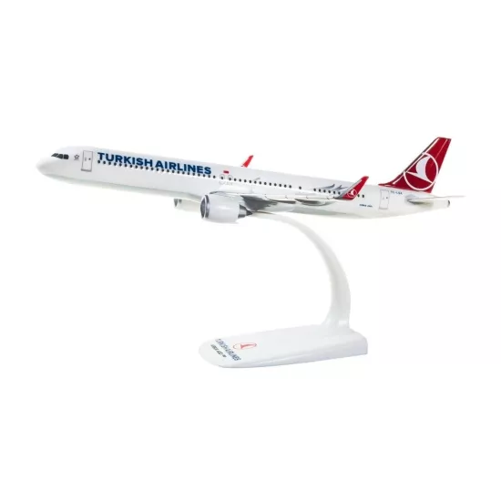 1/200 Ölçek, THY Airbus A321 neo, Snapfit, Sergilemeye Hazır Model Yolcu Uçağı