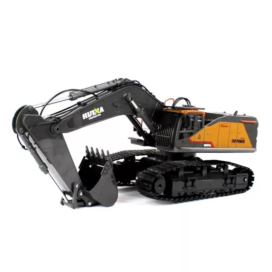 1/14 Ölçek, Ekskavatör, Metal Kepçeli, 22 Kanal Uzaktan Kumandalı İş Makinası