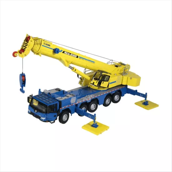 1/50 Ölçek, ,XCMG XCA220 5 Akslı Mobil Vinç, Mavi/Sarı