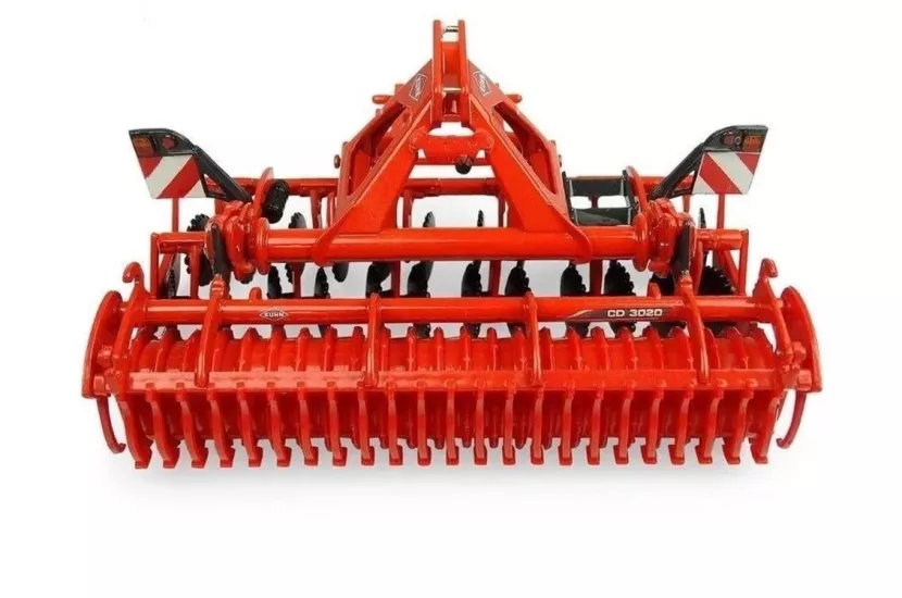 1/32 Ölçek, Kuhn CD 5320 Diskli Kültivatör, Sergilemeye Hazır Metal Tarımsal Makina Modeli