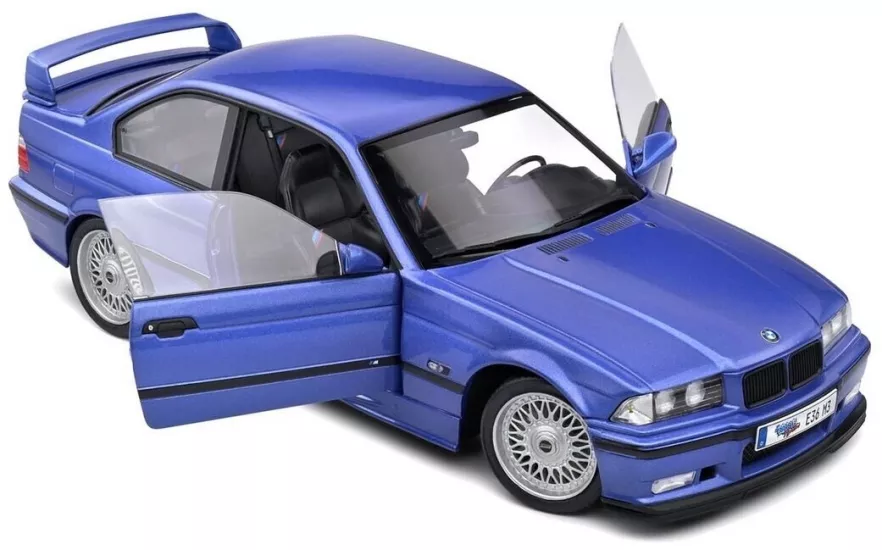 Solido 1/18 Scale S1803914 - BMW E36 Coupé M3 – Bleu Estoril – 1990