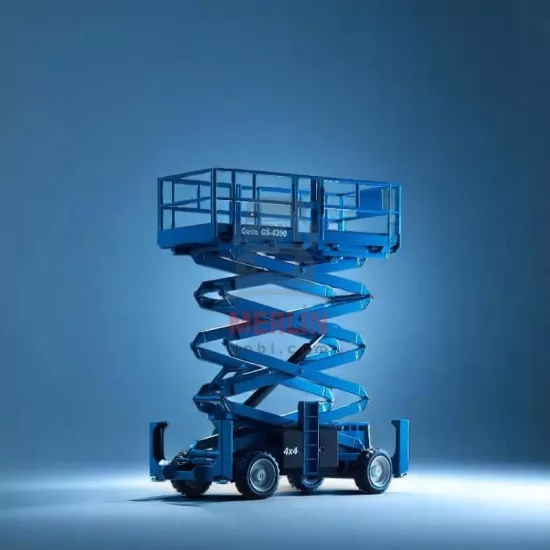 1/32 Genie GS-4390 scissor lift  - sergilenmeye hazır model araç