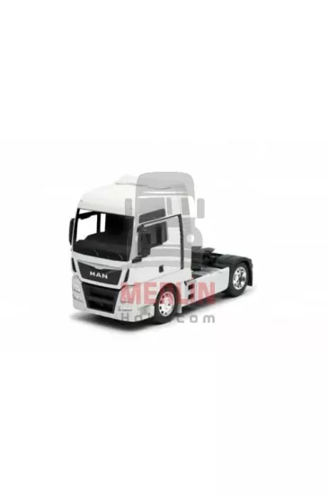 1/64 Ölçek Metal MAN TGX XXL Diecast Metal model Tır Beyaz renk