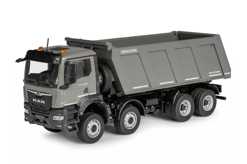 1/50  MAN GX  8X4 - Gri Meiller Damperli Kamyon