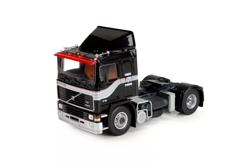 1/50 Volvo F16 4x2 Siyah/Gümüş kuşaklı
