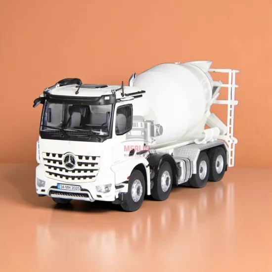 1/50 Mercedes Arocs 8x4 Beton Mikseri - MERLİN HOBİ  - sergilenmeye hazır model araç