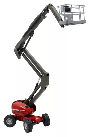 1/32 Manitou 160ATJ personel kaldırma platformu - sergilenmeye hazır model araç