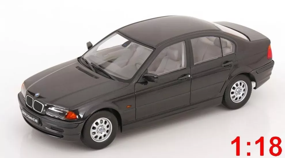 KK SCALE 1:18 BMW E46 Limousine 1999 schwarz-metallic