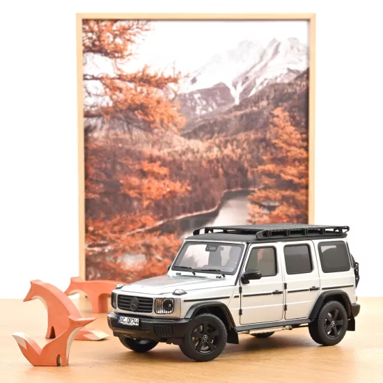 1/18 Norev Mercedes-Benz G-Class 2024 Iridium Silver 