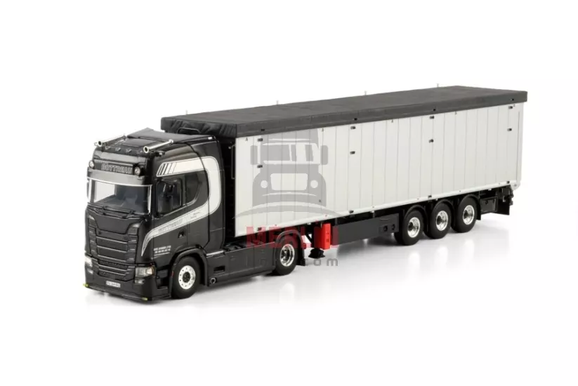1/50 Transports Bottreau; SCANIA S HIGHLINE CS20H 4X2 VOLUME TRAILER - 3 AXLE