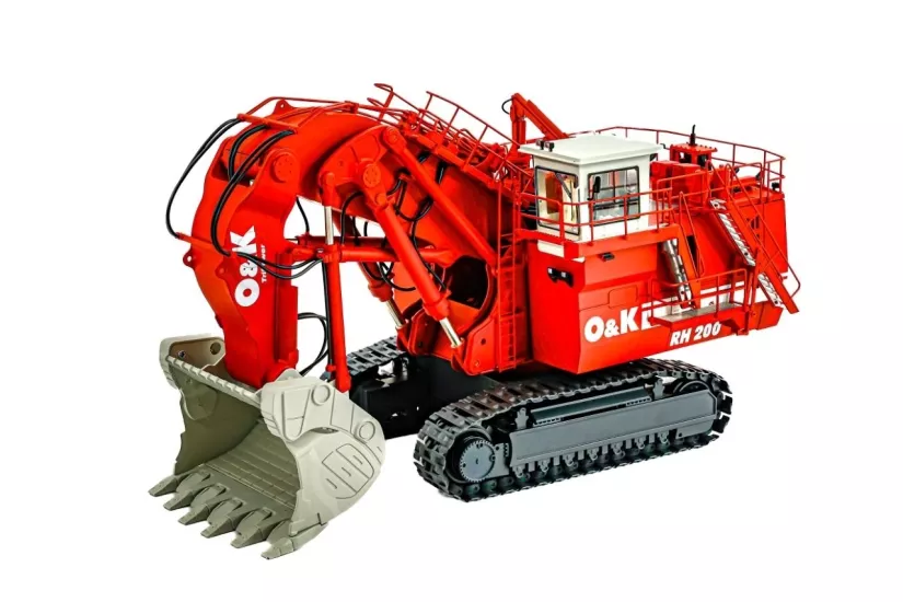 1/50 O&K RH200 kazıcı kepçeli shovel ekskavatörr - Dev Maden Eskavatörü