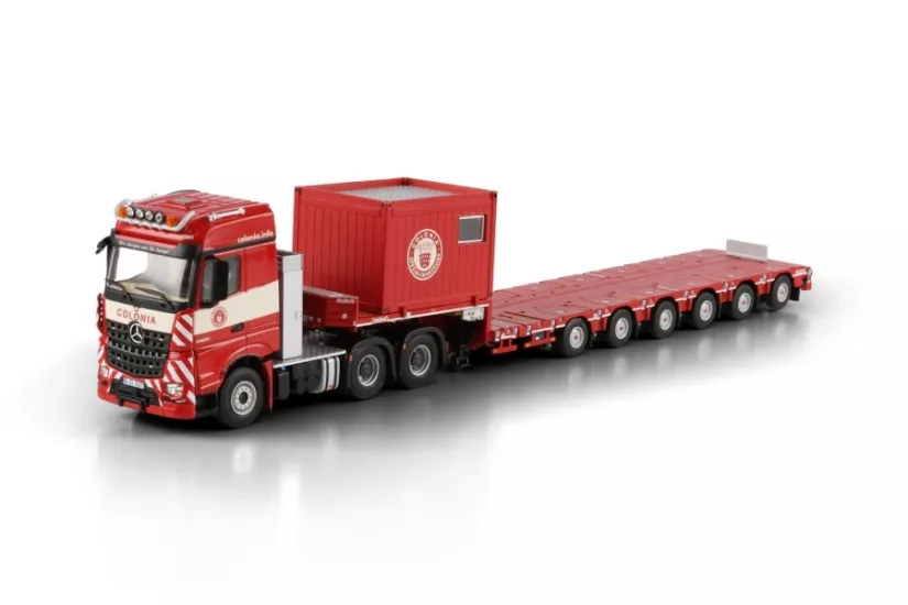 1/50 Colonia; MERCEDES-BENZ AROCS MP4 BIG SPACE 6X4 MANOOVR - 6 AXLE + 10FT CONTAINER