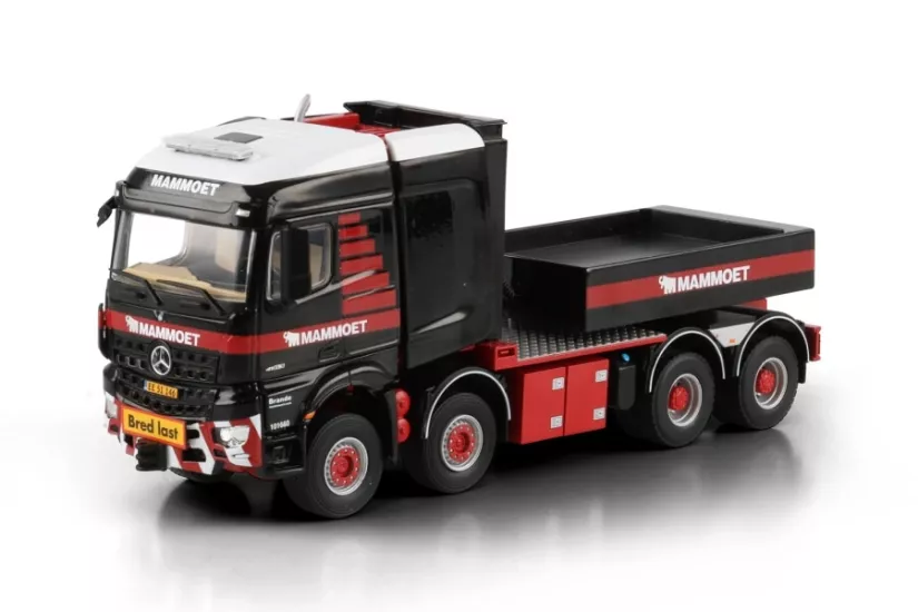  1/50 Mammoet Merchandise; MERCEDES-BENZ AROCS MP5 SLT STREAM SPACE 8X6 BALLAST BOX + HITCH