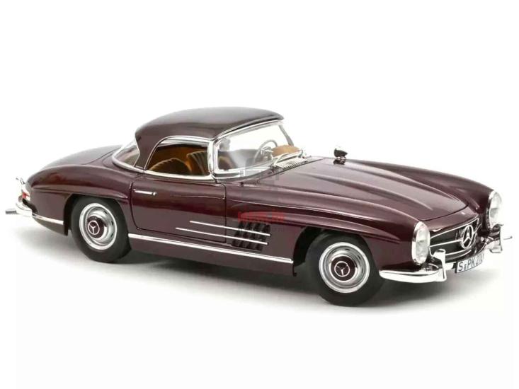 1/18 Norev Mercedes-Benz 300 SL Roadster 1957 Red 