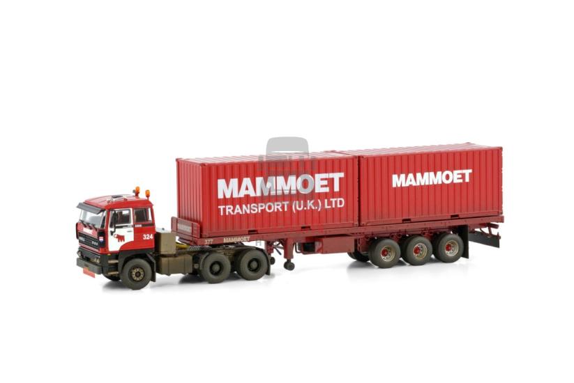 1/50 - MAMMOET; DAF 3300 CLASSIC FLATBED TRAILER - 3 AXLE +