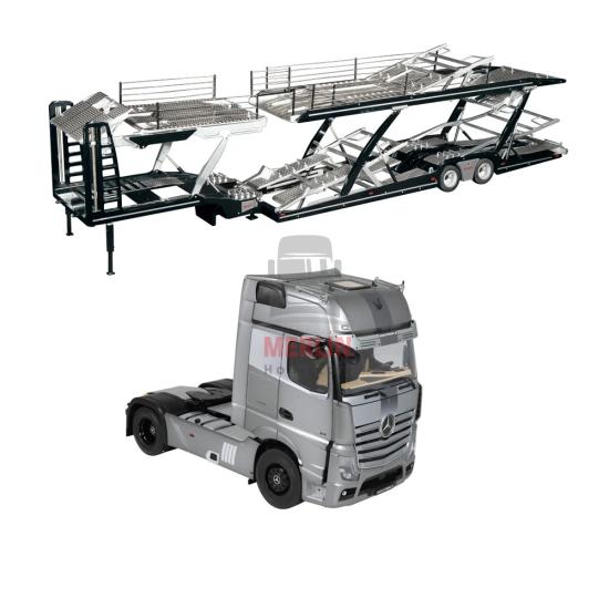 1/18 Mercedes-Benz Actros GigaSpace 4x2 & Lohr car transporter - Araç Taşıyıcı Tır