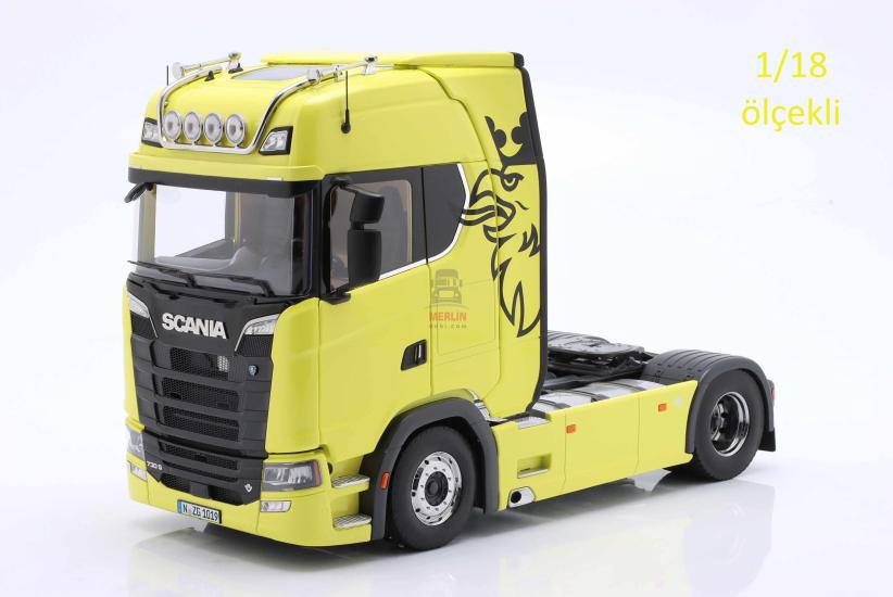 1/18 Scania V8 730S 4x2 - Sarı Renk