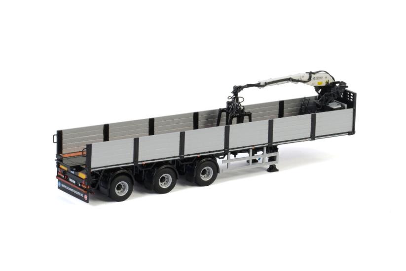 1/50 BRICK TRAILER BLACK - 3 AXLE Dorse Trailer