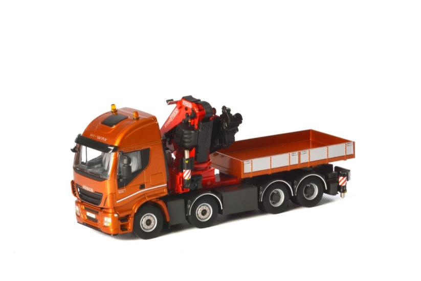 İveco STRALIS HIGHWAY 8x4 FASSI 1100 + BALLAST BOX Vinçler