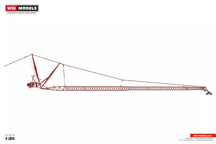 1/50 - LIEBHERR LTM 1500 JIB RED