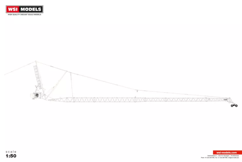 1/50 - LIEBHERR LTM 1500 JIB WHİTE