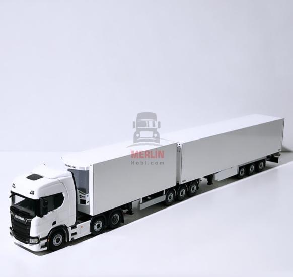 1/50 Scania NEXTGEN R730 6X2  + LZV Dolly + Frigo Soğutuculu Trailer