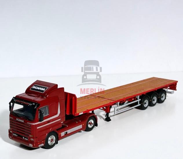 1/50 SCANIA 3 Serisi Streamline 4X2 + Flatbed Dorseli 